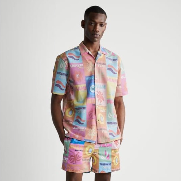 Zara X Assouline Travel Series Mens Shirt